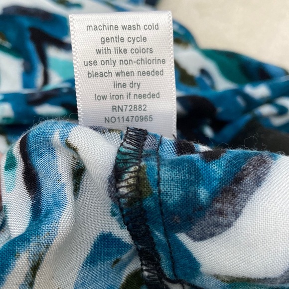 2X Floaty Pull-On Circle Skirt with Elastic Waist Band - Picture 9 of 10